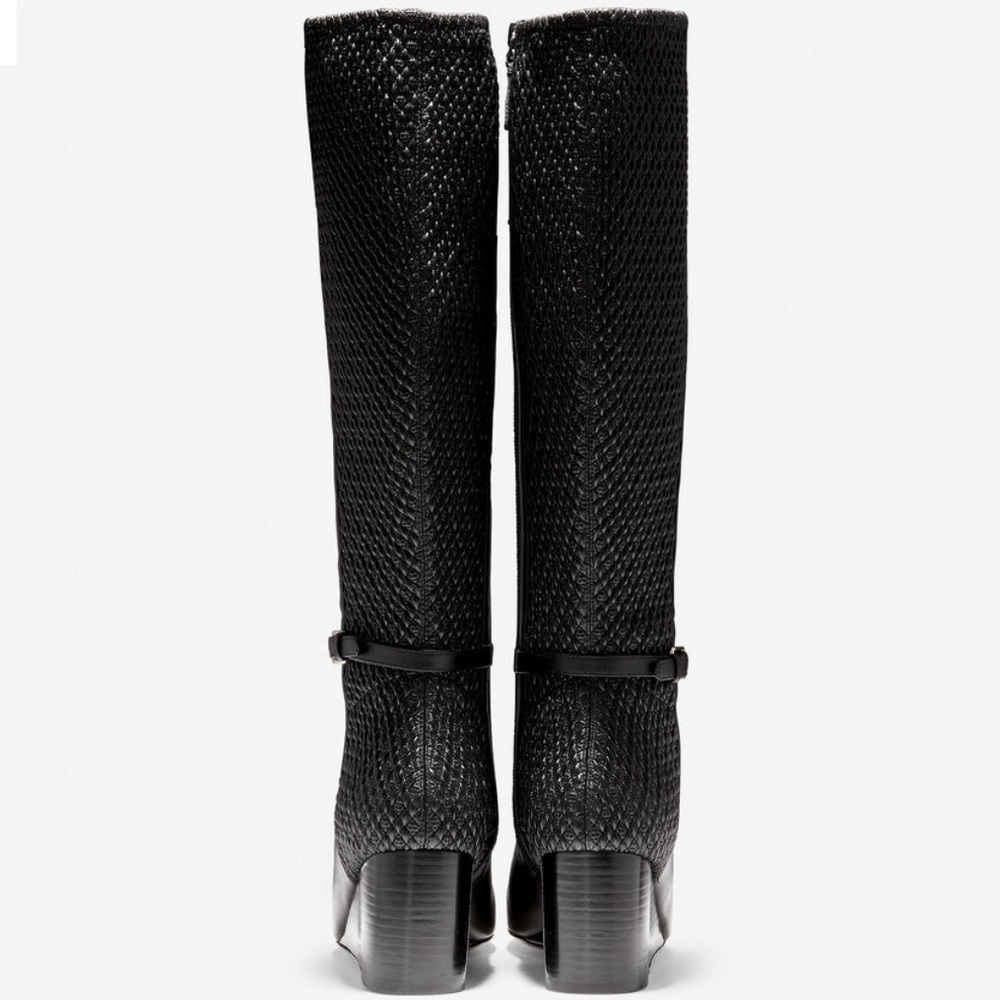 NEW Cole Haan Lauralyn Knee High Wedge Boot - Picture 5 of 10